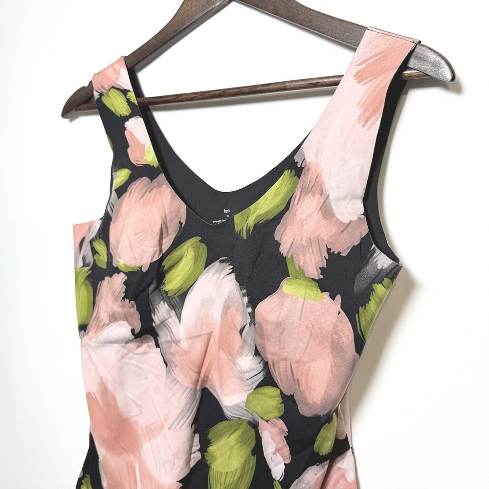 Knix LuxeLift Tank Top Floral Splendor V-Neck Padded Support Camisole XL